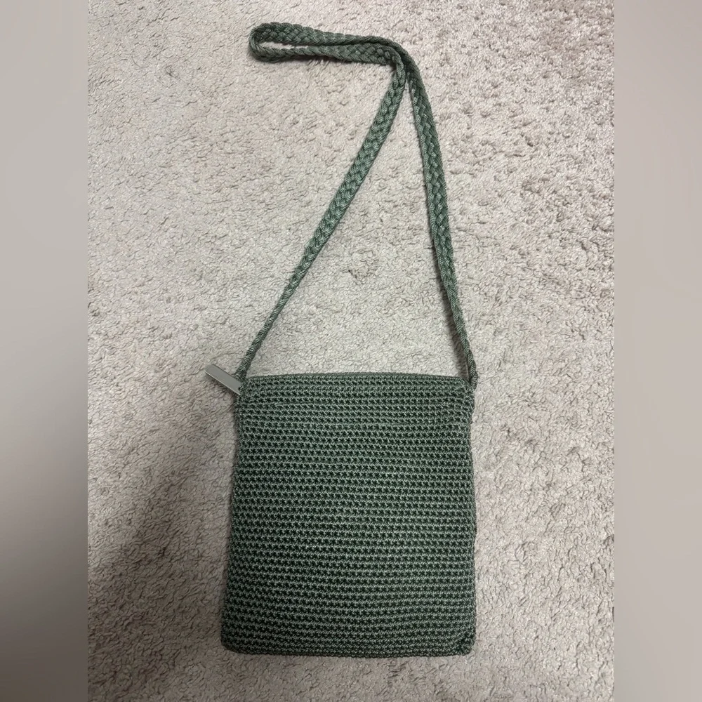 The Sak Green Crochet Crossbody Bag - Picture 2 of 8